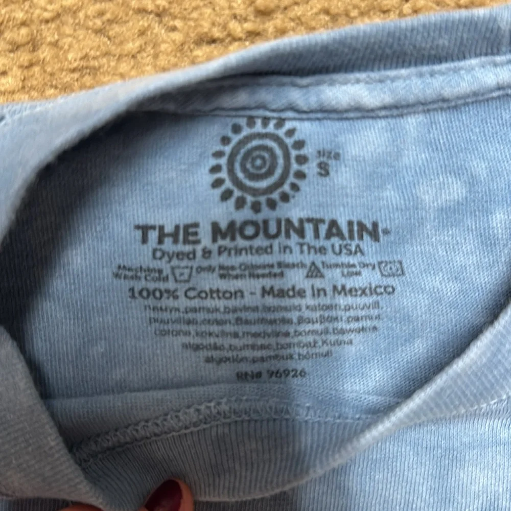 The Mountain unisex tie dye tshirt. Small - Picture 2 of 4